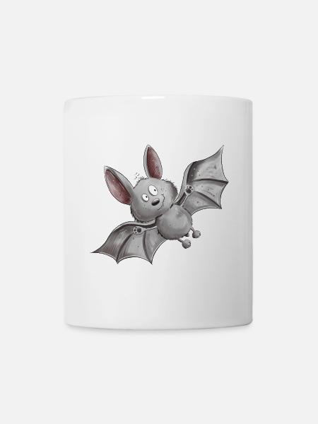 Flatternde Fledermaus - Tasse - Weiß