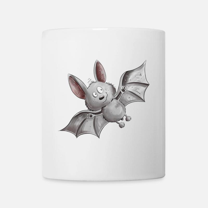Flatternde Fledermaus - Tasse - Weiß