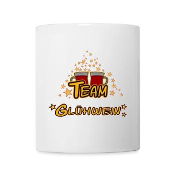 Team Glühwein Weihnachtsmarkt - Tasse - Weiß - Vorne