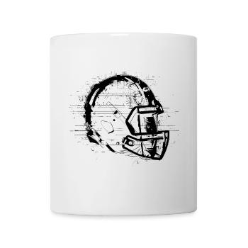 Football Helm - Tasse - Weiß - Vorne
