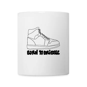 Born To Dribble – Basketball-Statement - Tasse - Weiß - Vorne