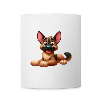 berger allemand 15 - Mug blanc - blanc - Devant