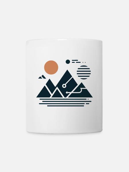 Mountains - Mug - white