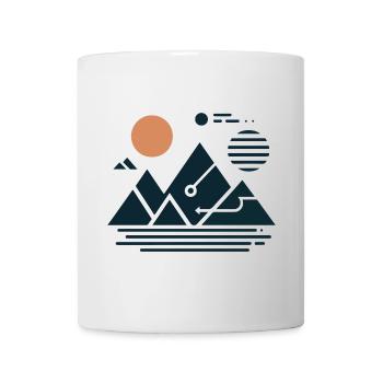 Gebirge - Tasse - Weiß - Vorne