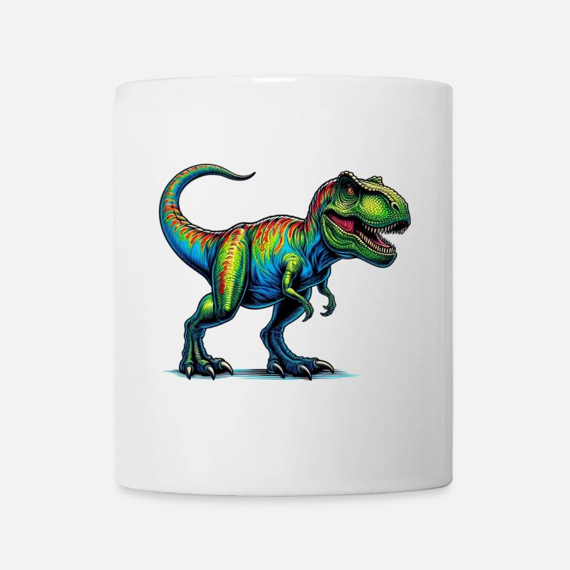 Dinosaurier - Tasse - Weiß