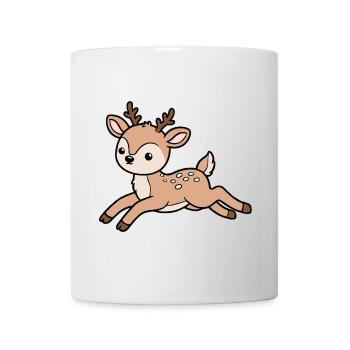 Chevreuil - Mug blanc - blanc - Devant