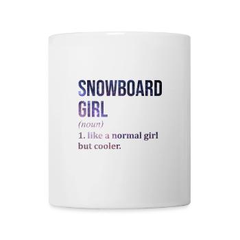 Snowboard - Tasse - Weiß - Vorne