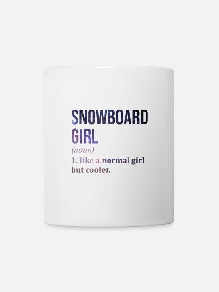 Snowboard Snowboard Snowboard - Tasse - Weiß