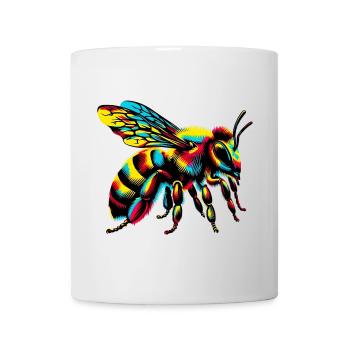Biene - Tasse - Weiß - Vorne