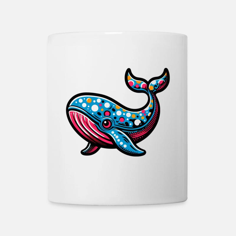 Wal - Tasse - Weiß