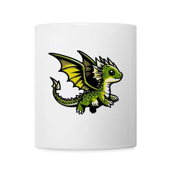 Drache - Tasse - Weiß - Vorne