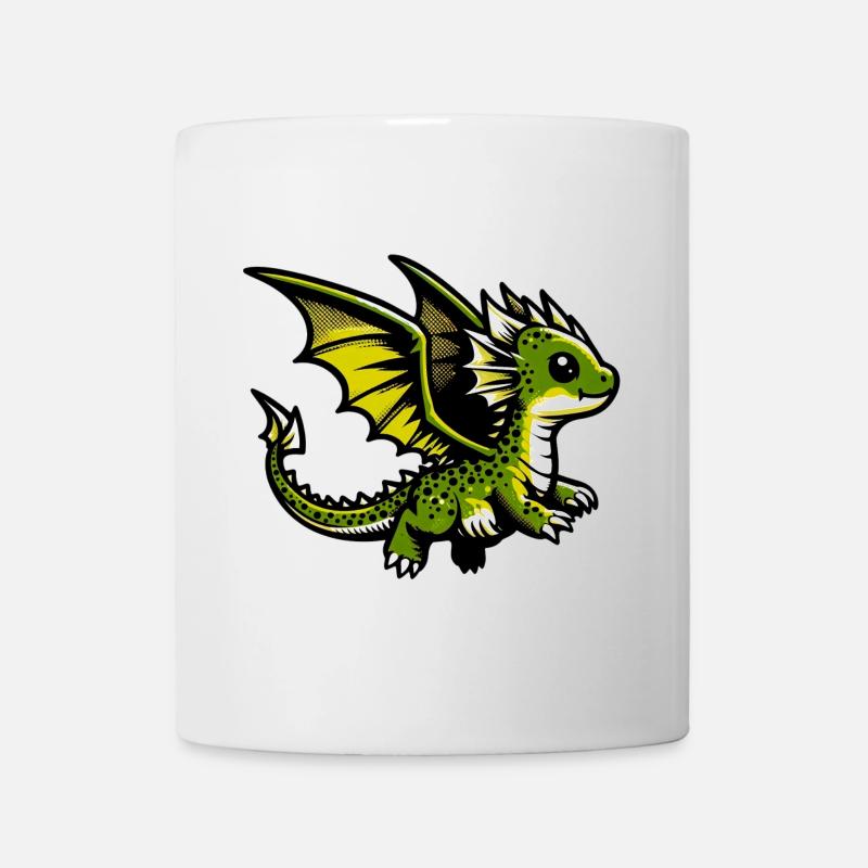 Drache - Tasse - Weiß