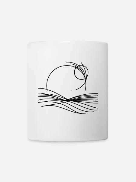 Haïku / Kigo / Kireji Design - Mug blanc - blanc