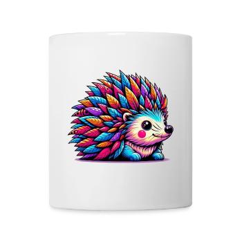 Hérisson - Mug blanc - blanc - Devant