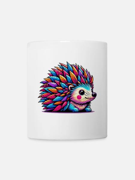 Igel - Tasse - Weiß
