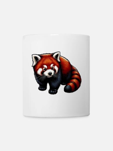 Kleiner Panda - Tasse - Weiß