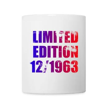 61e anniversaire Edition limitée 12/1963 - Mug blanc - blanc - Devant