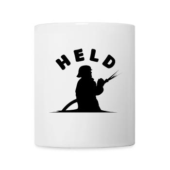 Héros Pompier Pompier Pompier Femme Icône - Mug blanc - blanc - Devant