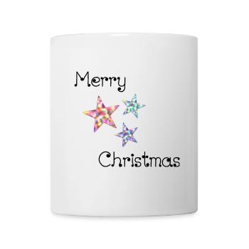 WEIHNACHTEN. FROHE WEIHNACHTEN. FROHE WEIHNACHTEN. WEIHNACHTSMANN - Tasse - Weiß - Vorne