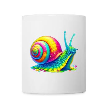 Escargot - Mug blanc - blanc - Devant