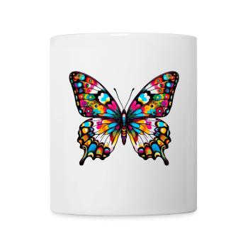 Schmetterling - Tasse - Weiß - Vorne