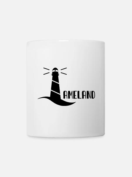 Leuchtturm Ameland - Tasse - Weiß