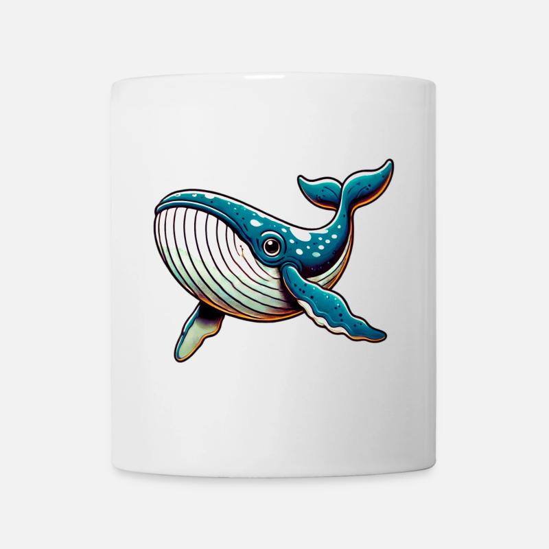 Baleine - Mug blanc - blanc