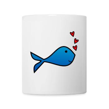 FISH. SARDINE. APRIL FOOL. SEA. OCEAN - Mug - white - Front