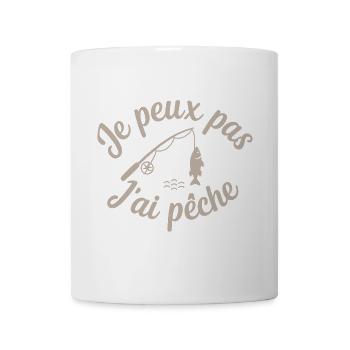 I can't I have Fishing - Tasse - Weiß - Vorne