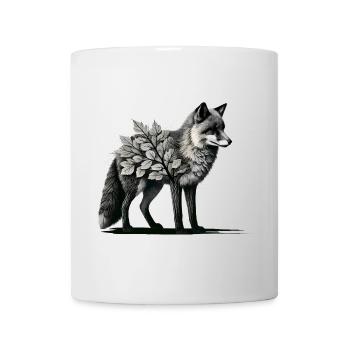 Waldfuchs – Mystische Naturverbundenheit - Tasse - Weiß - Vorne