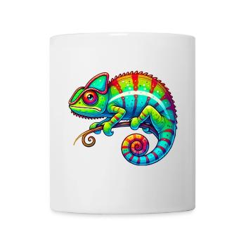 Caméléon - Mug blanc - blanc - Devant