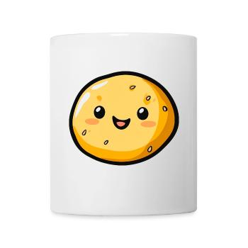 Happy Potato Cartoon - Design adorable et amusant - Mug blanc - blanc - Devant