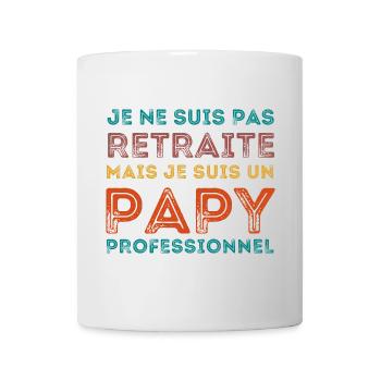 ICH BIN EIN RETRO-PROFI-OPA - Tasse - Weiß - Vorne