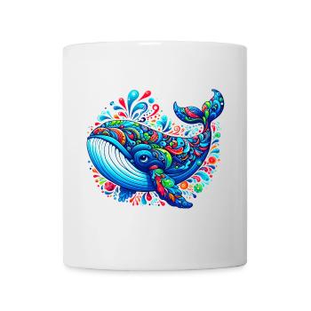 Wal - Tasse - Weiß - Vorne