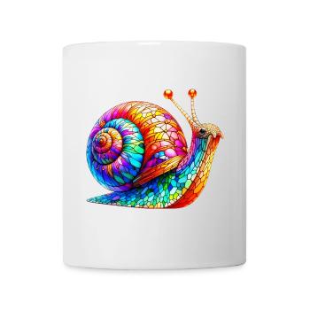 Escargot - Mug blanc - blanc - Devant