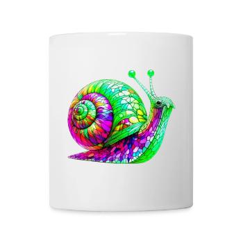 Escargot - Mug blanc - blanc - Devant