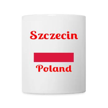 Stettin, Polen - Stilvolle Drucke - Tasse - Weiß - Vorne