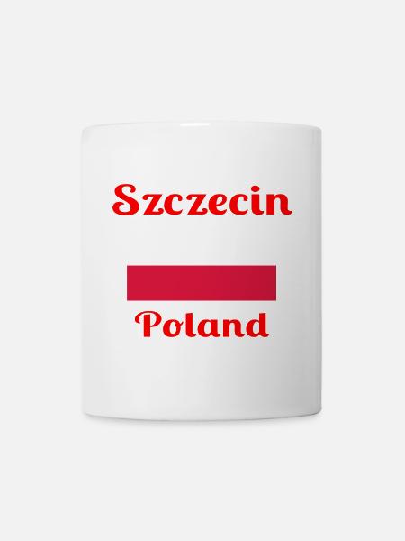 Szczecin Pologne - Imprimés élégants - Mug blanc - blanc