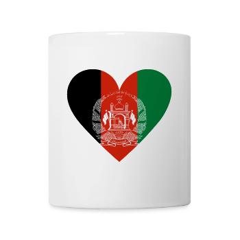 Afghanistan Heart - Mug - white - Front