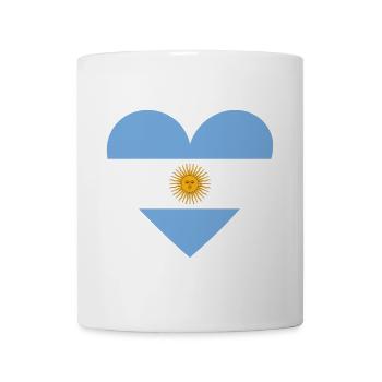 Argentina Heart - Tasse - Weiß - Vorne