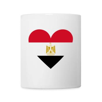 Cœur d’Égypte - Mug blanc - blanc - Devant