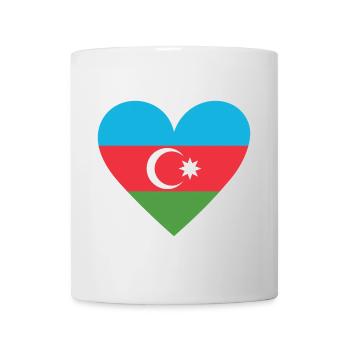 Azerbaijan Heart - Mug - white - Front