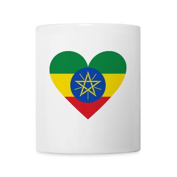 Ethiopia Heart - Mug - white - Front