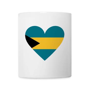 Bahamas Cœur - Mug blanc - blanc - Devant