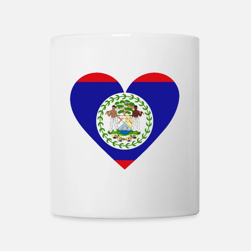 Cœur du Belize - Mug blanc - blanc