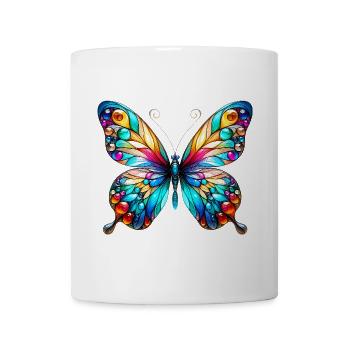 Schmetterling - Tasse - Weiß - Vorne