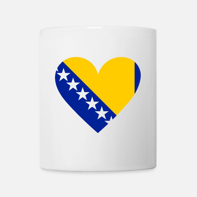 Cœur de Bosnie - Mug blanc - blanc