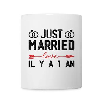 Cadeau Anniversaire De Mariage 1 An Noces De Coton - Mug blanc - blanc - Devant