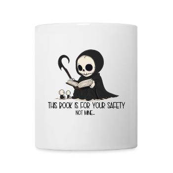 This book is for your safety, not mine - der Tot - Mug - white - Front