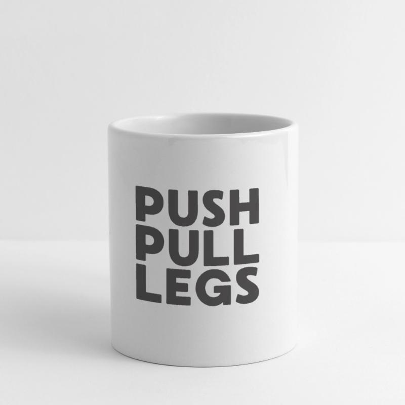 Push Pull Beine Repeat Trainingssplit Tasse